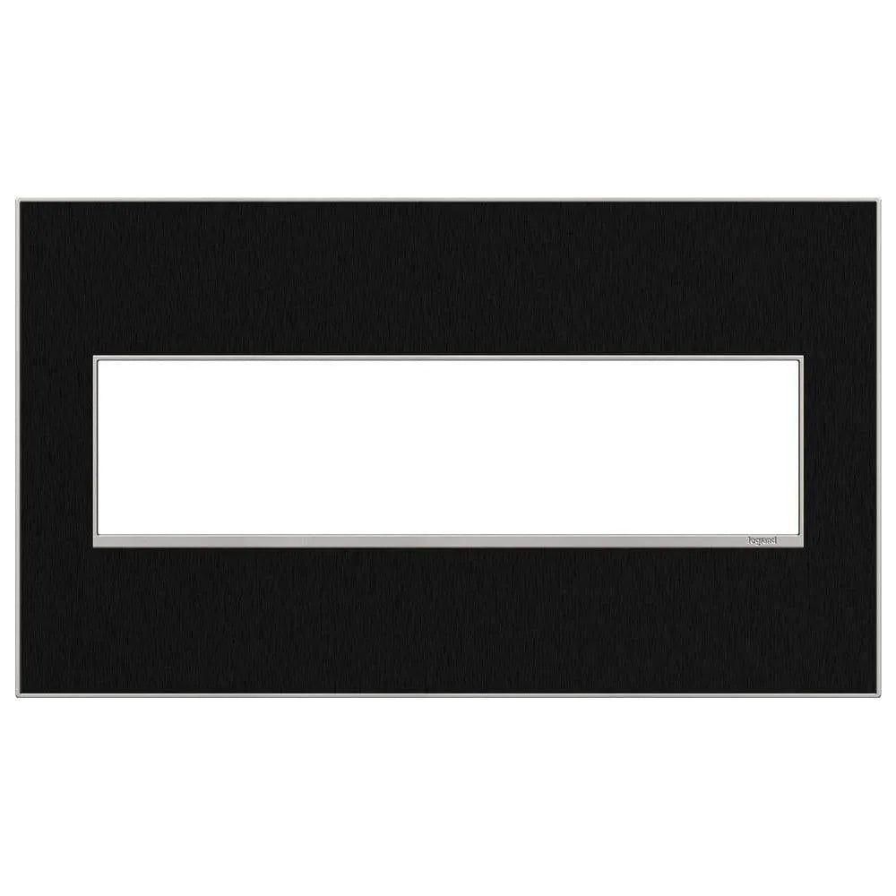 Legrand - adorne® Real Materials Four-Gang Screwless Wall Plate - AWM4GBLS4 - Canada Light Shop