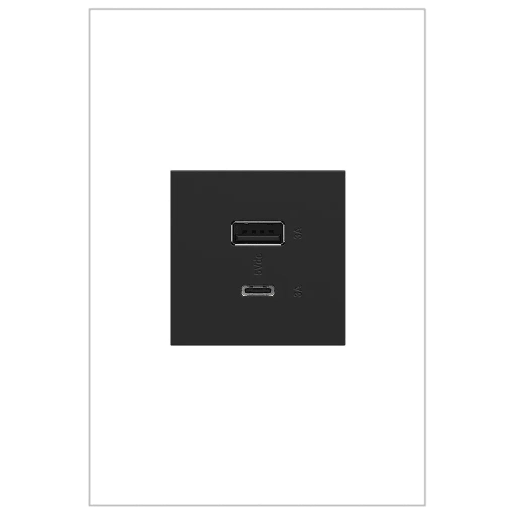 Legrand - adorne® Ultra-Fast USB Type A/C Outlet - ARUSB2AC6G4 - Canada Light Shop