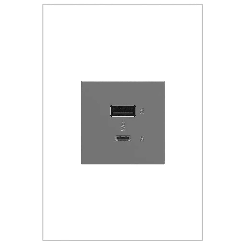 Legrand - adorne® Ultra-Fast USB Type A/C Outlet - ARUSB2AC6M4 - Canada Light Shop