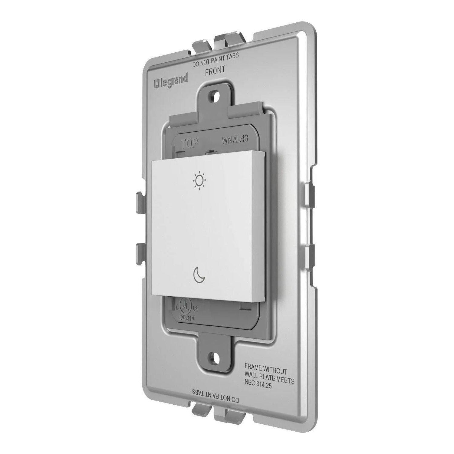 Legrand - adorne® Wake Sleep Wireless Smart Switch with Netatmo - WNAL43W1 - Canada Light Shop