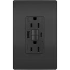 Legrand Radiant - radiant® 15A Tamper Resistant Outdoor Self Test GFCI USB Type A/C Outlet - 1597TRWRUSBACBK - Canada Light Shop
