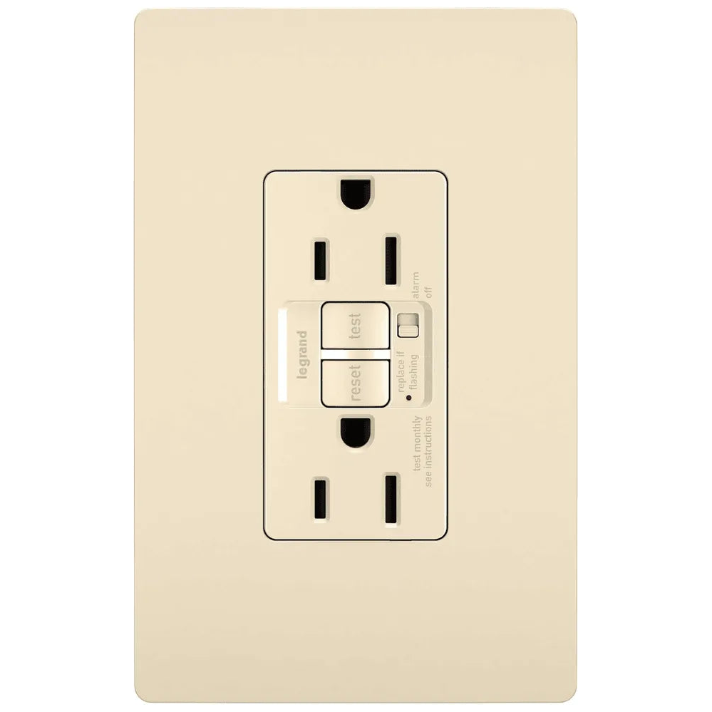 Legrand Radiant - radiant® 15A Tamper Resistant Self Test GFCI Outlet with Audible Alarm - 1597TRALA - Canada Light Shop