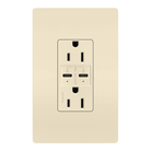 Legrand Radiant - radiant® 15A Tamper Resistant Ultra Fast PLUS Power Delivery USB Type C/C Outlet - R26USBPDLA - Canada Light Shop