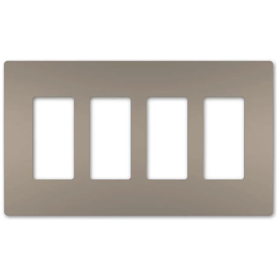 Legrand Radiant - radiant® Four-Gang Screwless Wall Plate - RWP264NI - Canada Light Shop