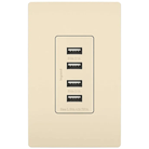 Legrand Radiant - radiant® Quad USB Charger - TM8USB4LACC6 - Canada Light Shop