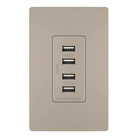 Legrand Radiant - radiant® Quad USB Charger - TM8USB4NICC6 - Canada Light Shop