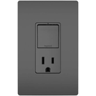 Legrand Radiant - radiant® Single Pole/3-Way Switch with 15A Tamper-Resistant Outlet - RCD38TRBK - Canada Light Shop