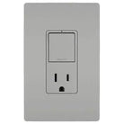 Legrand Radiant - radiant® Single Pole/3-Way Switch with 15A Tamper-Resistant Outlet - RCD38TRGRY - Canada Light Shop