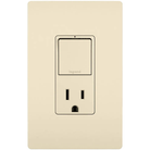 Legrand Radiant - radiant® Single Pole/3-Way Switch with 15A Tamper-Resistant Outlet - RCD38TRLA - Canada Light Shop