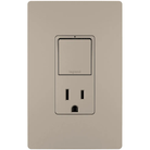 Legrand Radiant - radiant® Single Pole/3-Way Switch with 15A Tamper-Resistant Outlet - RCD38TRNICC6 - Canada Light Shop