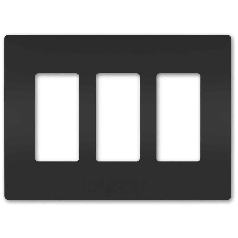 Legrand Radiant - radiant® Three-Gang Screwless Wall Plate - RWP263BK - Canada Light Shop