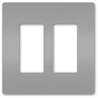 Legrand Radiant - radiant® Two-Gang Screwless Wall Plate - RWP262GRY - Canada Light Shop