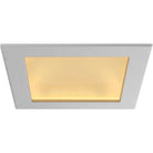 Liteline - SlimLED Indirect 6" Square with Post - SLM6IS-3020DTW-L-WH - Canada Light Shop