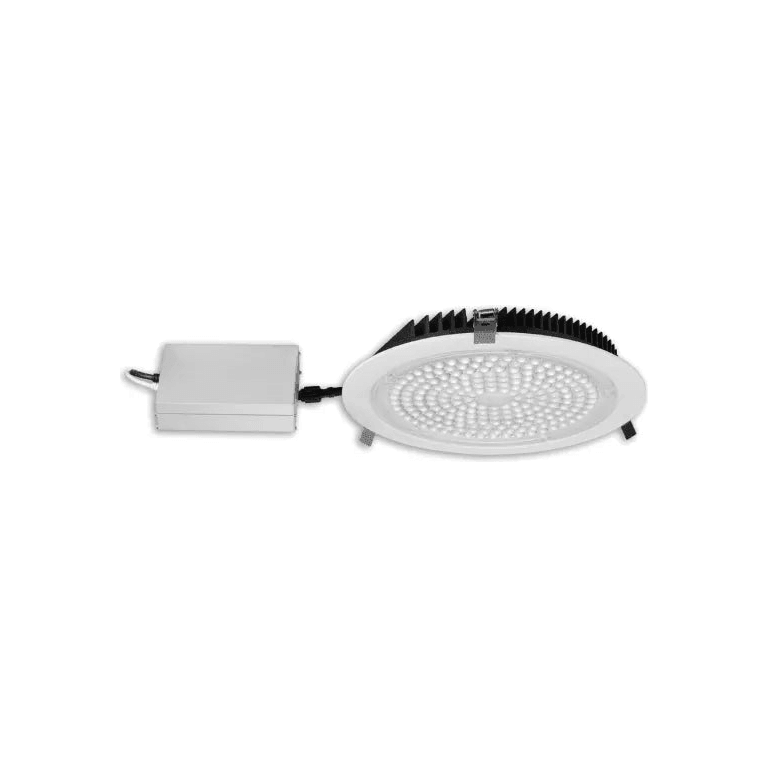 Lotus LED Lights - 10" Round Deep Regressed LED Recessed Light - LL10R-30K-BK - Canada Light Shop