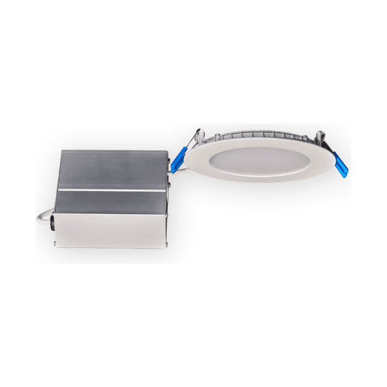 Lotus LED Lights - 4" Round Super Thin Economy Recessed Light - LB4R/30K/BK - Canada Light Shop