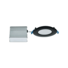 Lotus LED Lights - 4" Round Super Thin LED Recessed Light - LL4R-27K-BK - Canada Light Shop