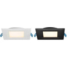 Lotus LED Lights - 4" Square Super Thin LED Recessed Light - LL4S-27K-BK - Canada Light Shop