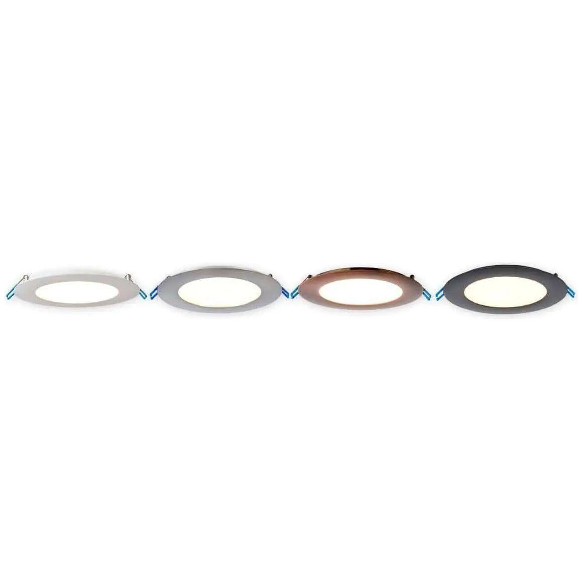 Lotus LED Lights - 6" Round Super Thin LED Recessed Light - LL6R-27K-BC - Canada Light Shop