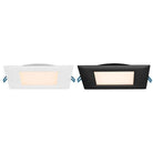 Lotus LED Lights - 6" Square Super Thin LED Recessed Light - LL6S-27K-BK - Canada Light Shop