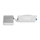 Lotus LED Lights - 6" Square Super Thin LED Recessed Light - LL6S-27K-WH - Canada Light Shop