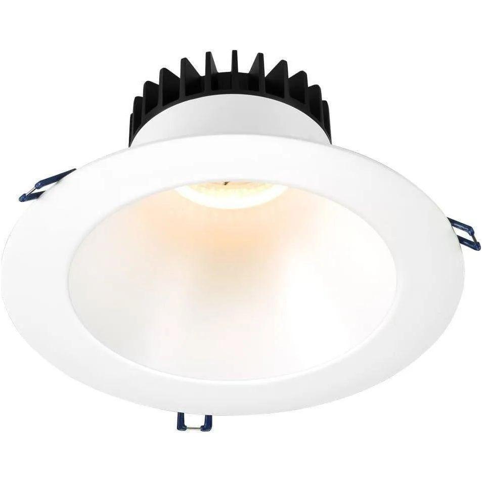 Lotus LED Lights - 8" Round Deep Regressed LED Recessed Light - LD8R-30K-HO-WR-WT - Canada Light Shop