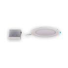 Lotus LED Lights - 8" Round Economy Recessed Light - LB8R/30K/WH - Canada Light Shop