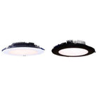 Lotus LED Lights - 8" Round Slim 33W LED Recessed Light - LY82RCD/30K/BK - Canada Light Shop
