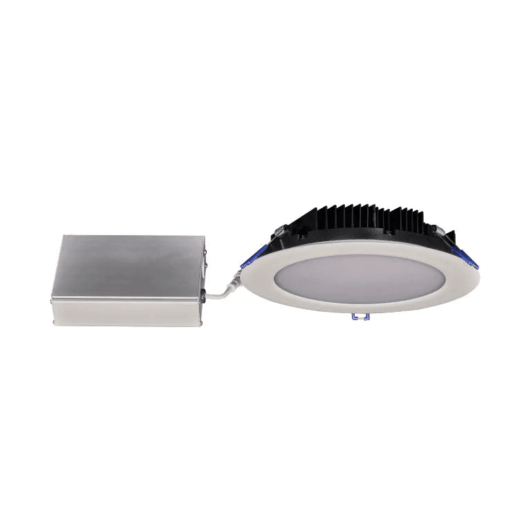 Lotus LED Lights - 8" Round Slim 33W LED Recessed Light - LY82RCD/30K/WH - Canada Light Shop
