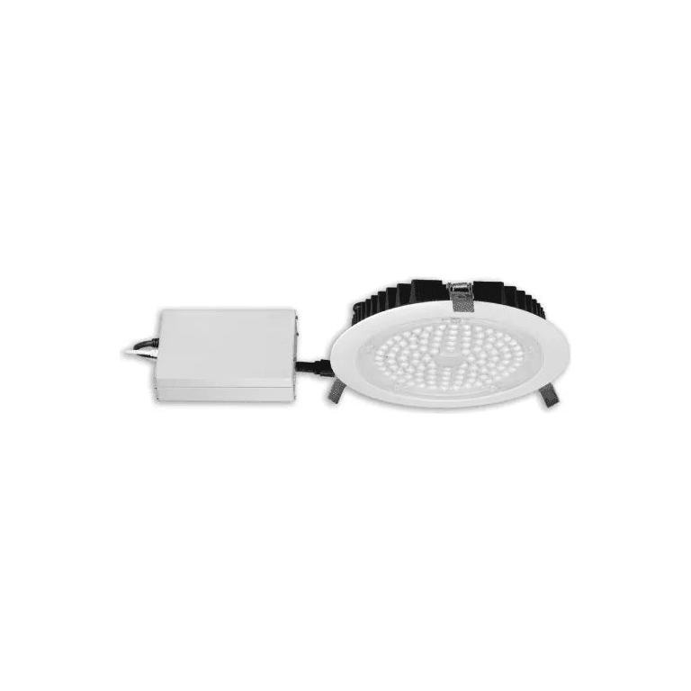 Lotus LED Lights - 8" Round Super Thin LED Recessed Light - LL8R-30K-BK - Canada Light Shop