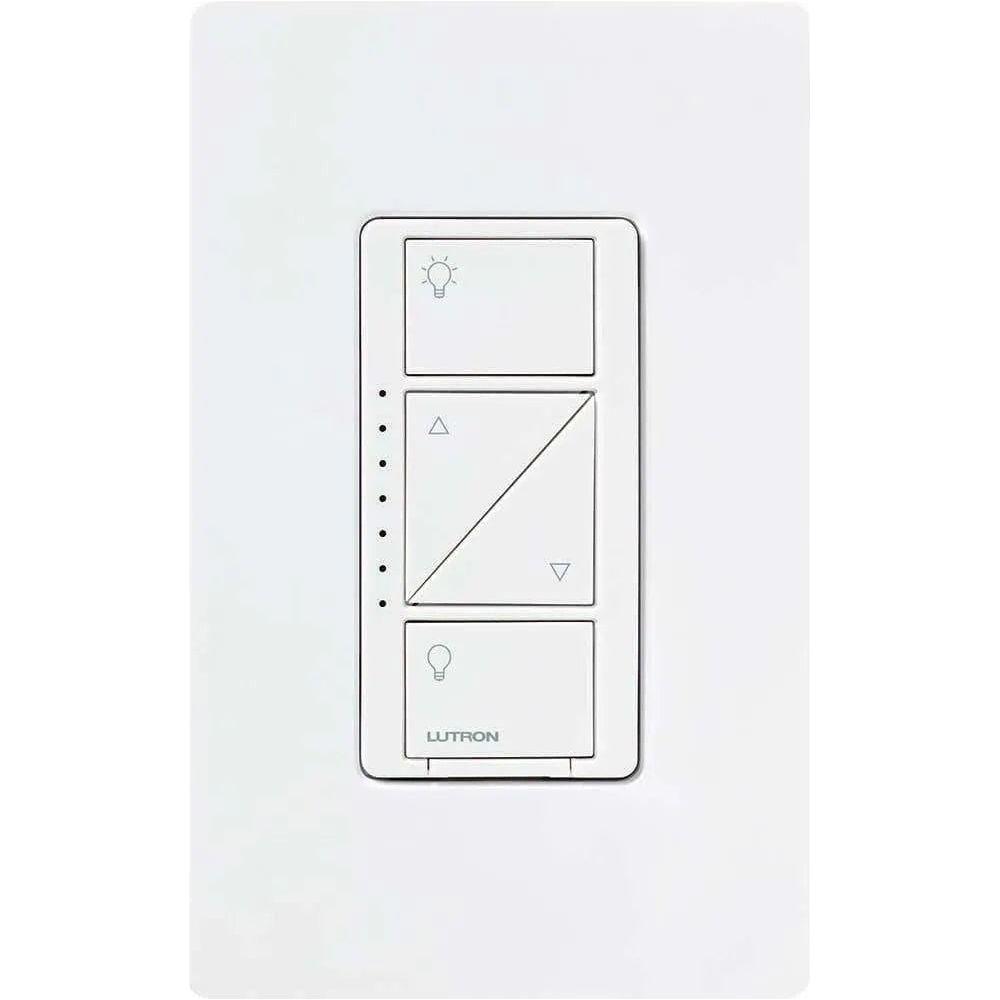 Lutron - Caseta Wireless 600W Wallbox RF Dimmer - PD-6WCL-WH-C - Canada Light Shop