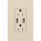 Lutron - Claro & Satin Colors 15A USB Tamper Resistance Receptacle - SCR-15-UBTR-ES - Canada Light Shop