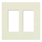 Lutron - Claro & Satin Colors 2-Gang Wallplate - SC-2-BI - Canada Light Shop