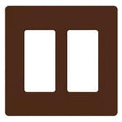 Lutron - Claro & Satin Colors 2-Gang Wallplate - SC-2-SI - Canada Light Shop