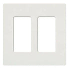 Lutron - Claro & Satin Colors 2-Gang Wallplate - SC-2-SW - Canada Light Shop