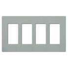 Lutron - Claro & Satin Colors 4-Gang Wallplate - SC-4-BG - Canada Light Shop