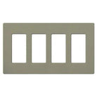 Lutron - Claro & Satin Colors 4-Gang Wallplate - SC-4-GB - Canada Light Shop