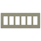 Lutron - Claro & Satin Colors 6-Gang Wallplate - SC-6-GB - Canada Light Shop