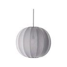 Made By Hand - Knit Wit Round Pendant - MH-KW60SI - Canada Light Shop