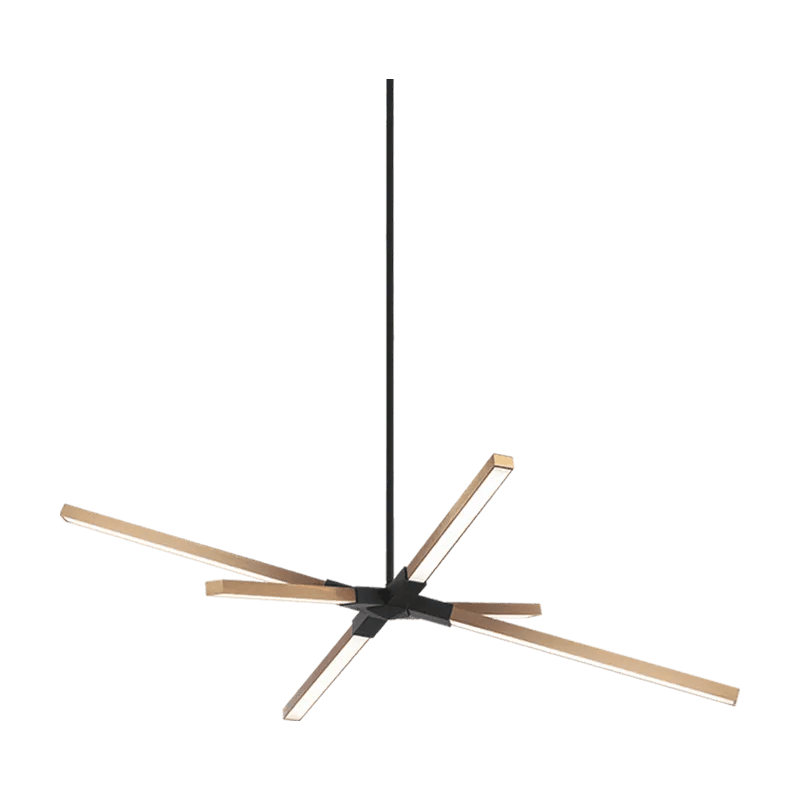 Matteo Lighting - Asterisk Linear Pendant - C66806MBAG - Canada Light Shop