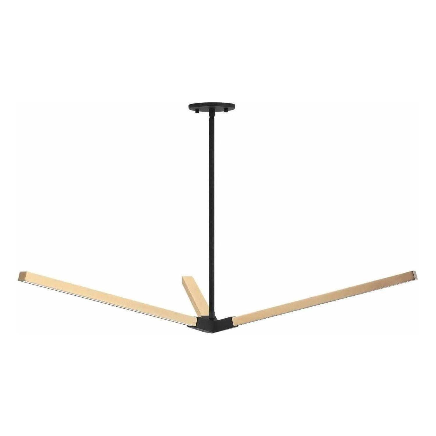 Matteo Lighting - Asterisk Linear Pendant - C66813MBAG - Canada Light Shop