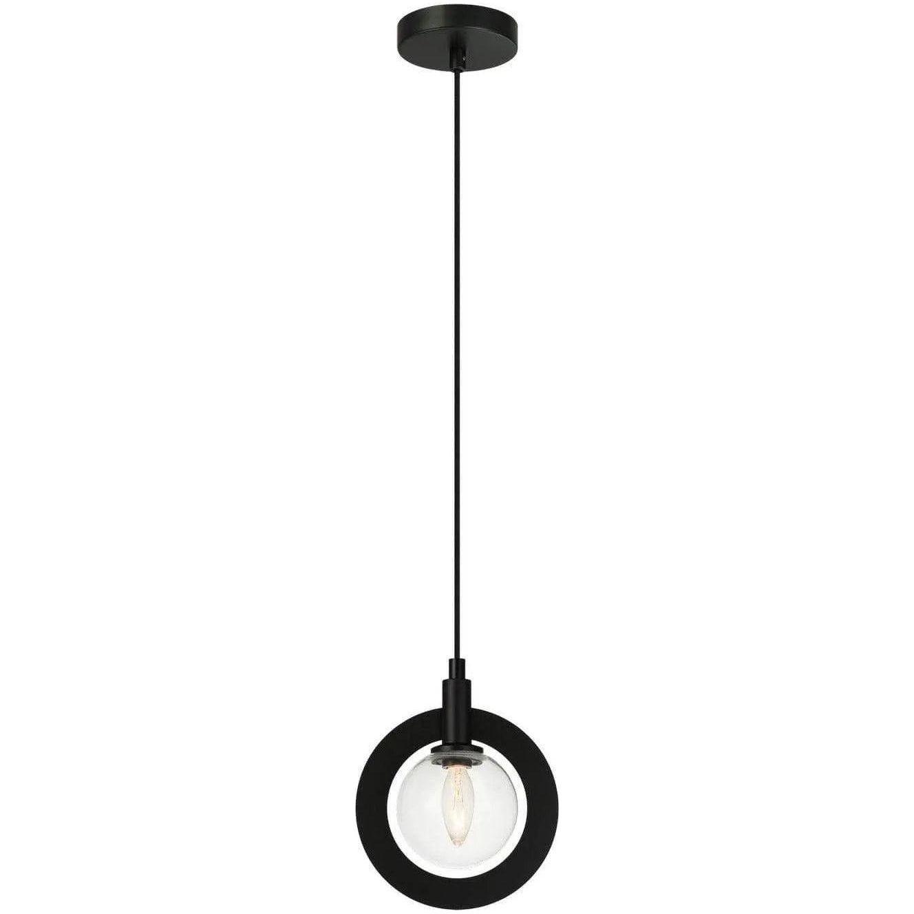 Matteo Lighting - Astro Pendant - C80701BKCL - Canada Light Shop