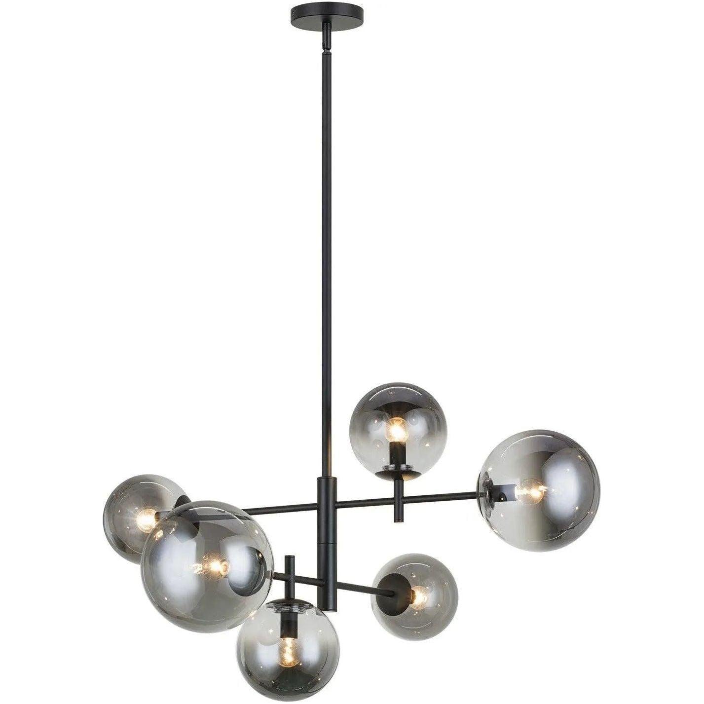 Matteo Lighting - Averley Chandelier - C70706BKSM - Canada Light Shop