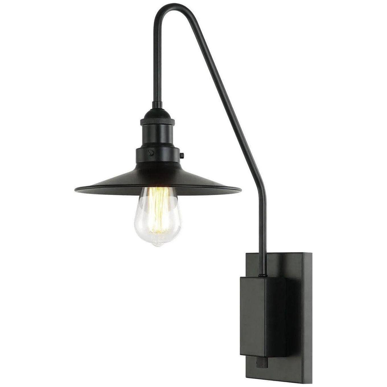 Matteo Lighting - Bingrahm Wall Sconce - S01511BKBK - Canada Light Shop