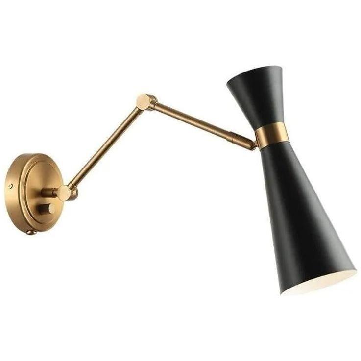 Matteo Lighting - Blaze Articulating Wall Sconce - S09621AGBK - Canada Light Shop