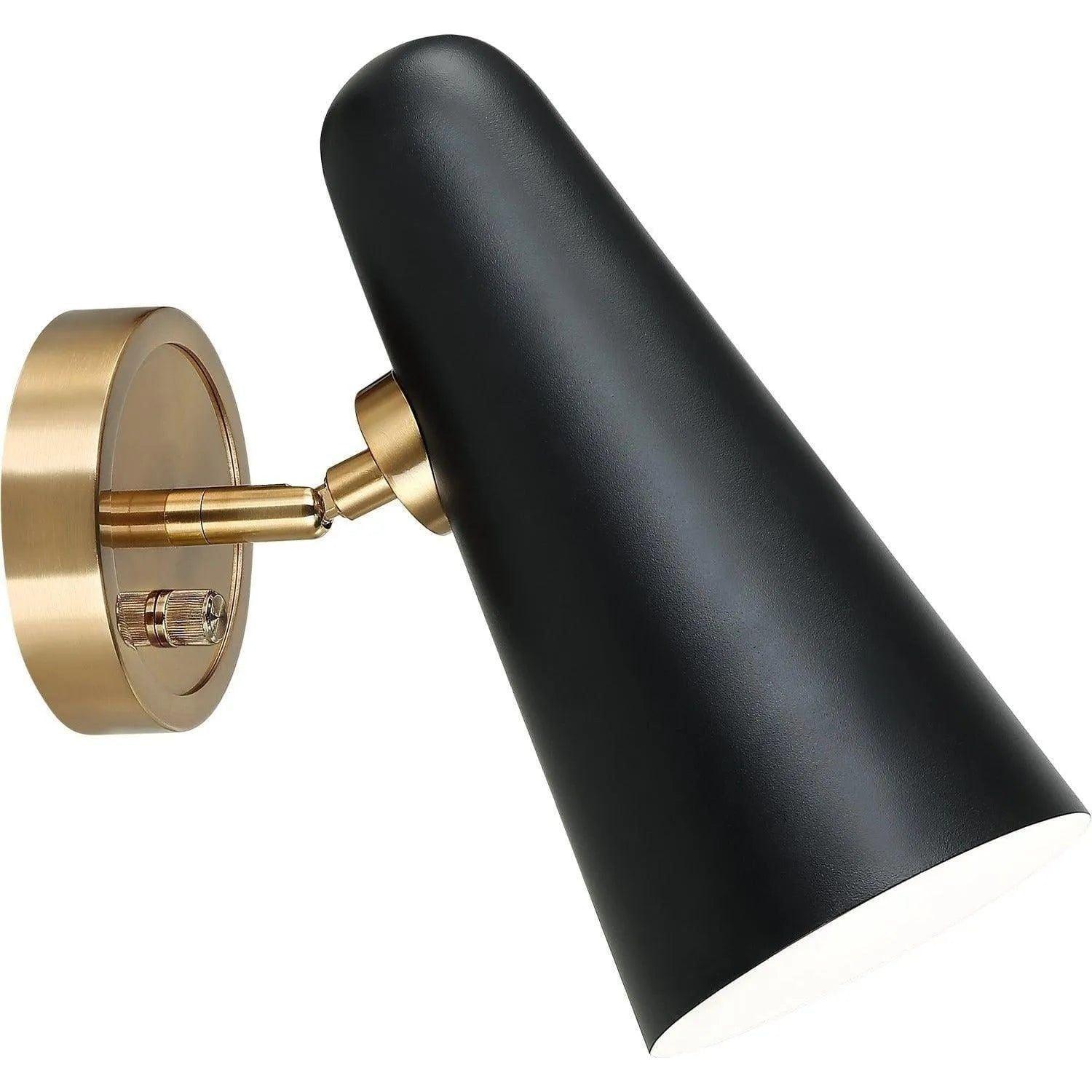 Matteo Lighting - Blink Wall Sconce - S05211BK - Canada Light Shop