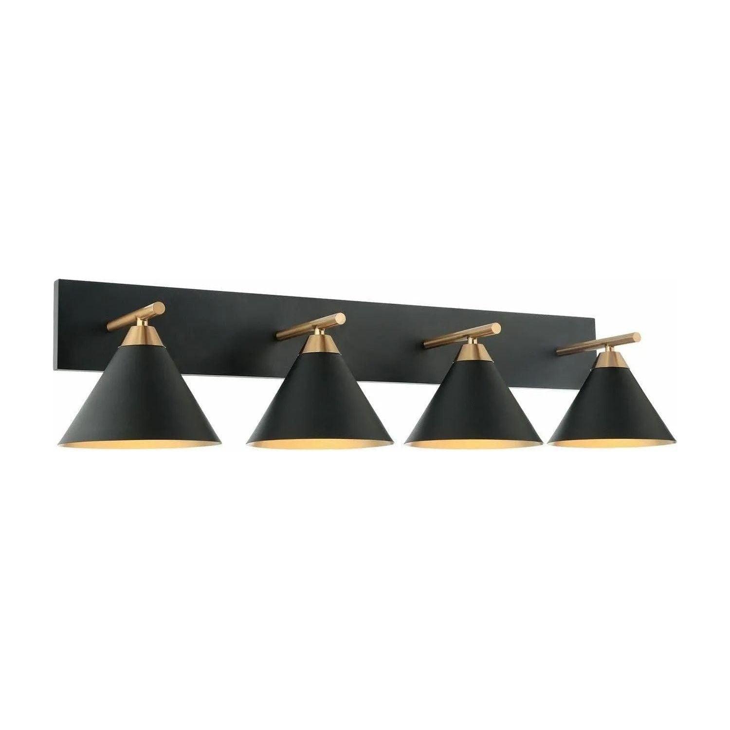 Matteo Lighting - Bliss Four-Light Wall Sconce - S10604MB - Canada Light Shop