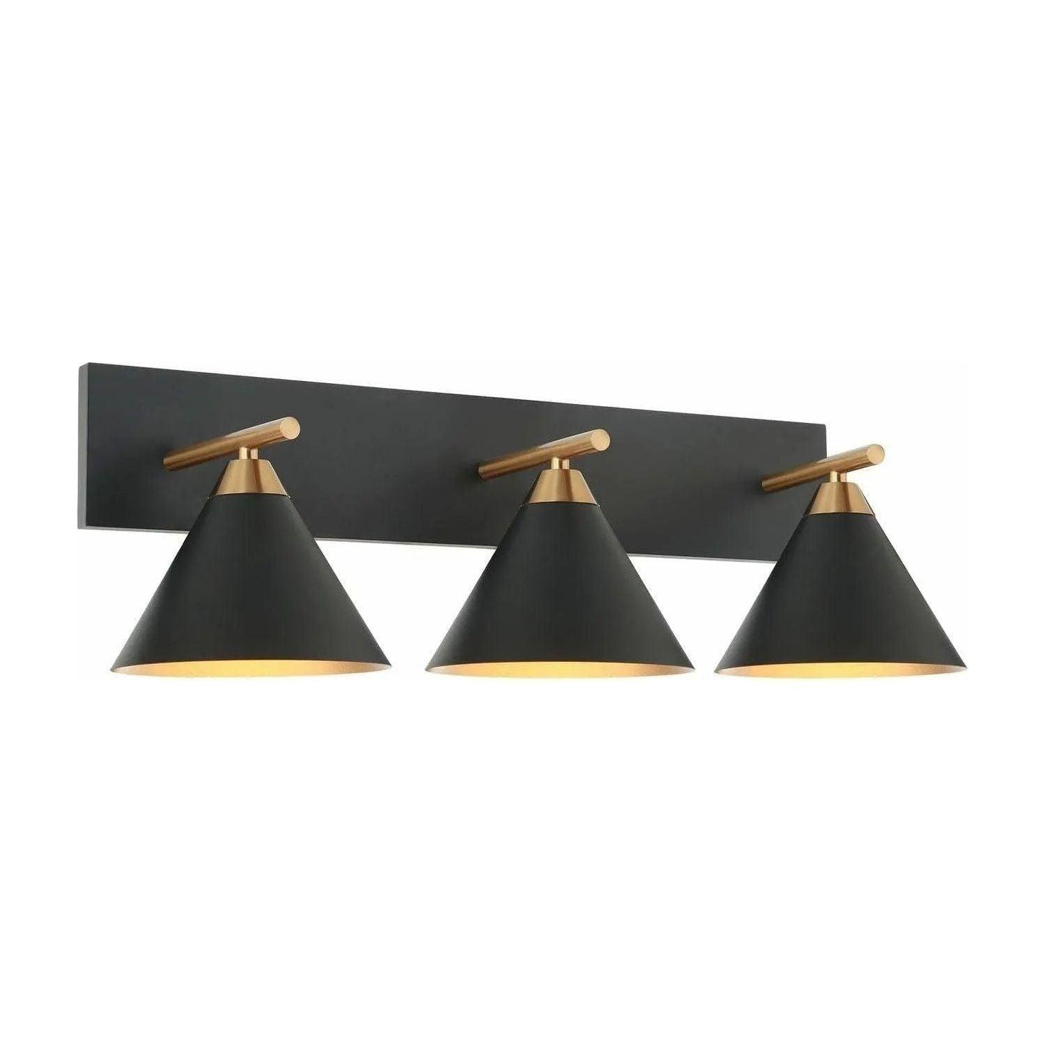 Matteo Lighting - Bliss Three-Light Wall Sconce - S10603MB - Canada Light Shop