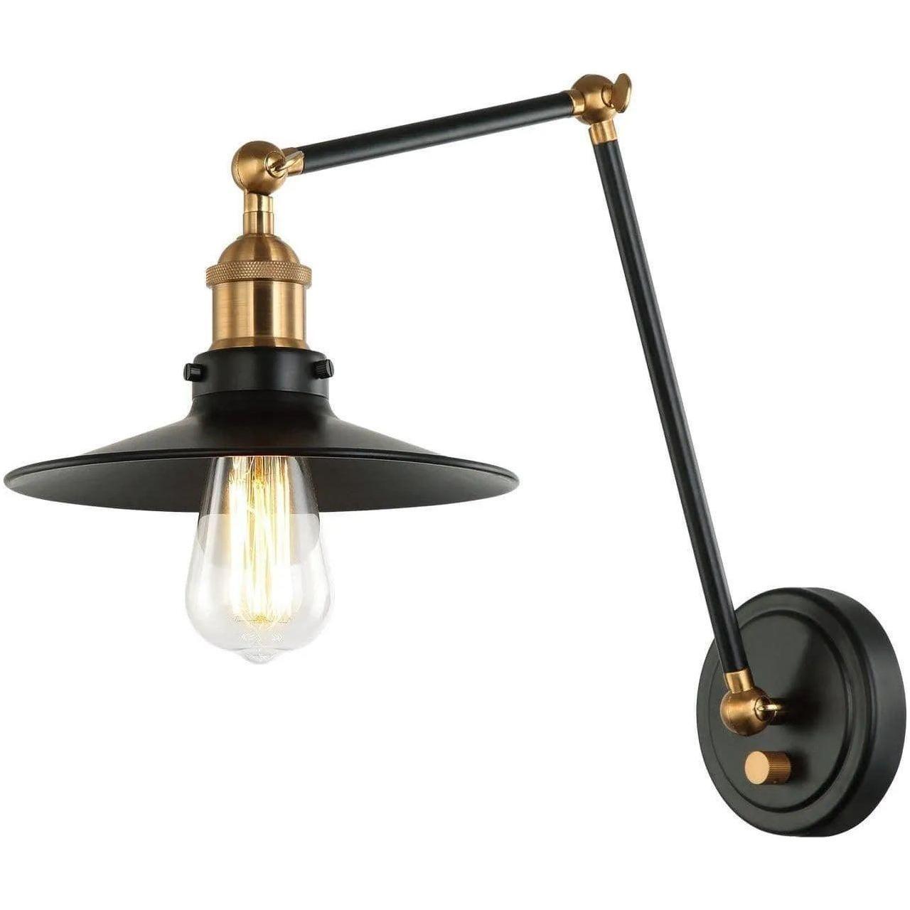 Matteo Lighting - Brixson Wall Sconce - S01211AGBK - Canada Light Shop