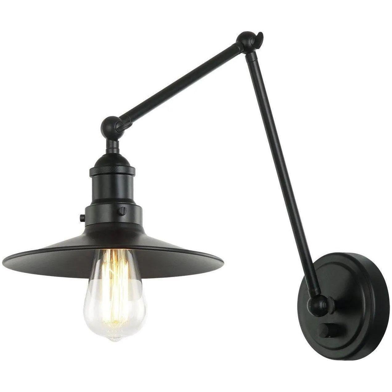 Matteo Lighting - Brixson Wall Sconce - S01211BKBK - Canada Light Shop