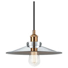 Matteo Lighting - Bulstrode's Workshop Metal Shade Pendant - C46112AGCH - Canada Light Shop